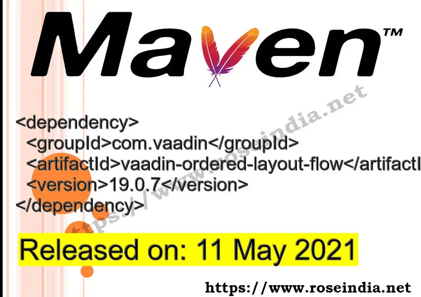 Maven Dependency release