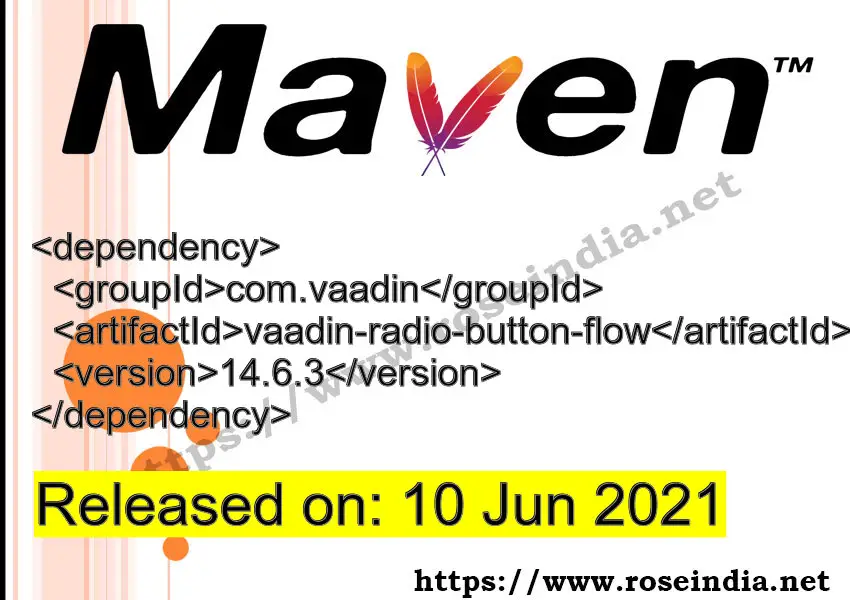 Maven Dependency release