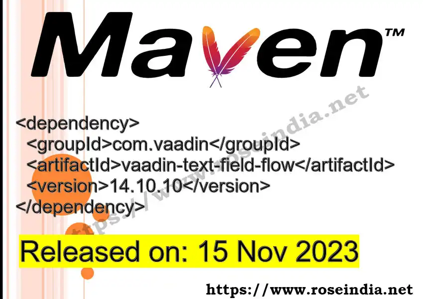 Maven dependency for  GROUP_ID - ARTIFACT_ID version VERSION_ID is released. Learn to use  ARTIFACT_ID version VERSION_ID in Maven based Java projects