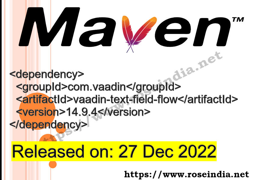 Maven Dependency release