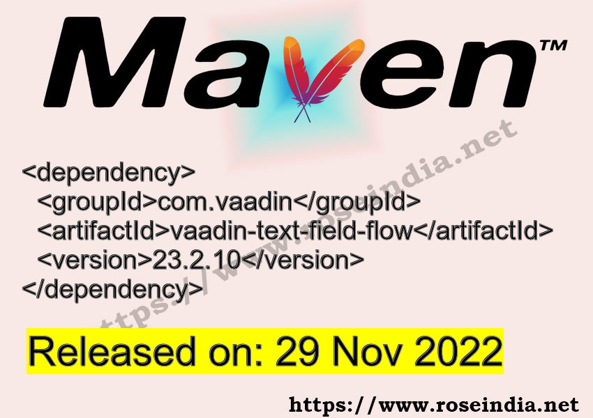 Maven Dependency release