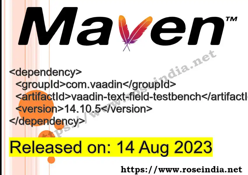 Maven dependency for  GROUP_ID - ARTIFACT_ID version VERSION_ID is released. Learn to use  ARTIFACT_ID version VERSION_ID in Maven based Java projects