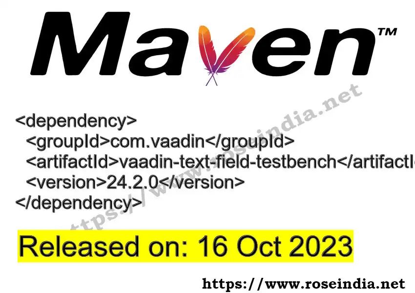 Maven dependency for  GROUP_ID - ARTIFACT_ID version VERSION_ID is released. Learn to use  ARTIFACT_ID version VERSION_ID in Maven based Java projects