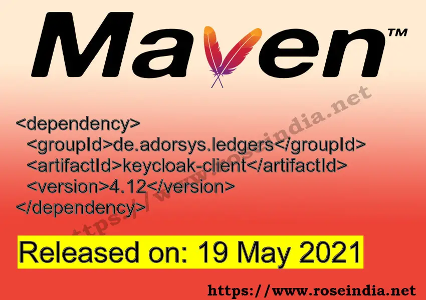 Maven Dependency release