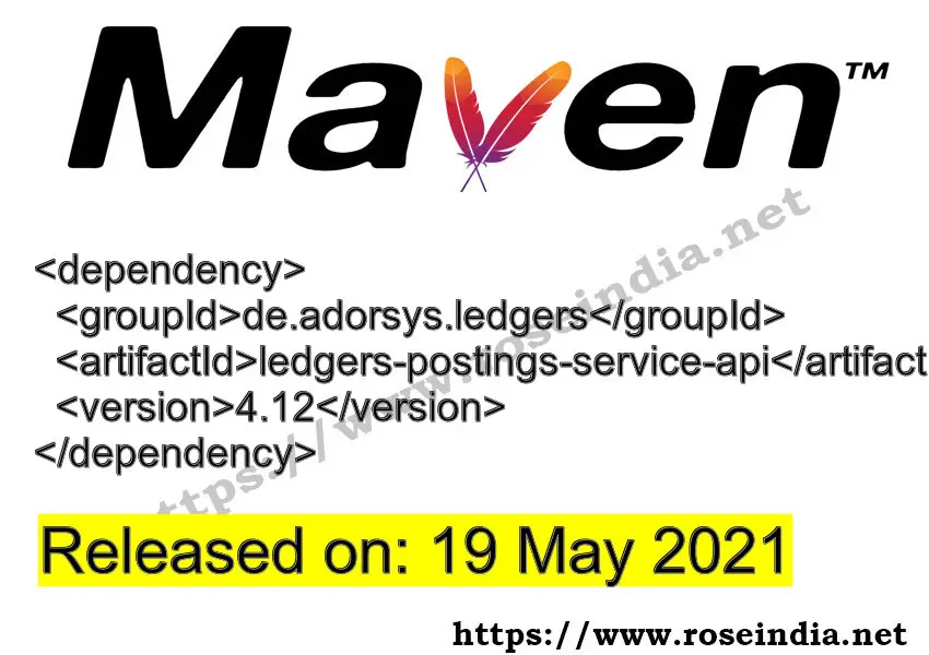 Maven Dependency release