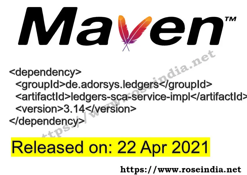 Maven Dependency release