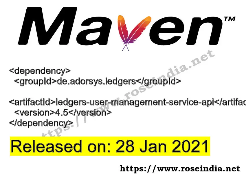 Maven Dependency release