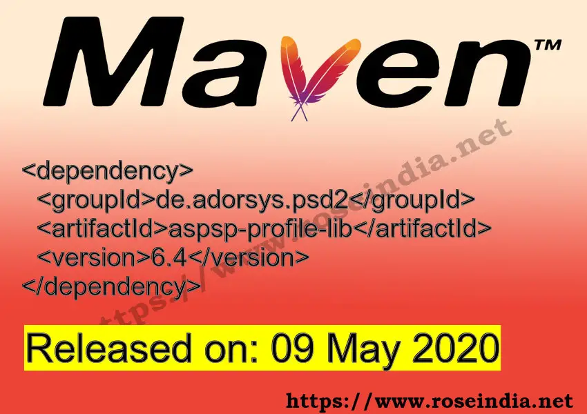 Maven Dependency release