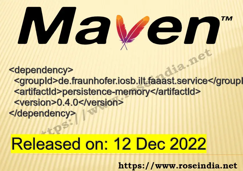 Maven Dependency release