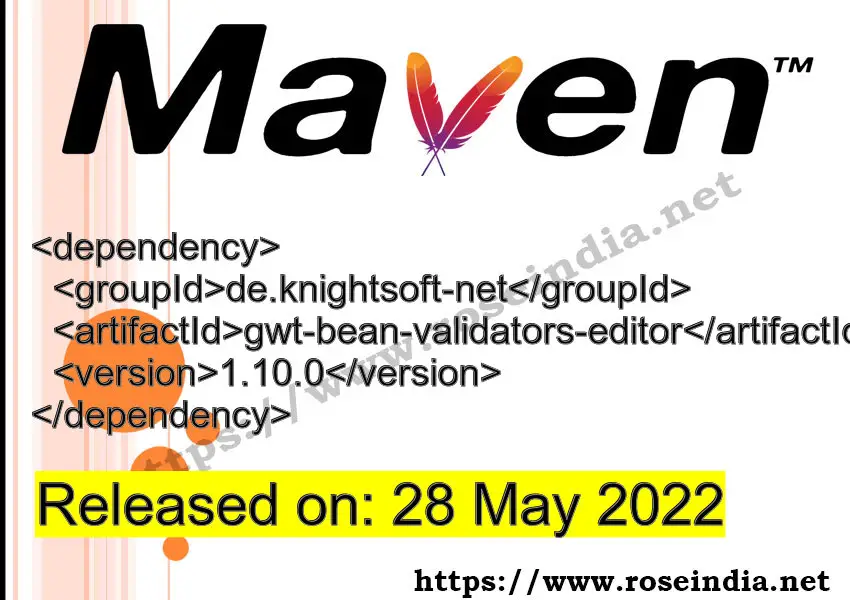 Maven Dependency release