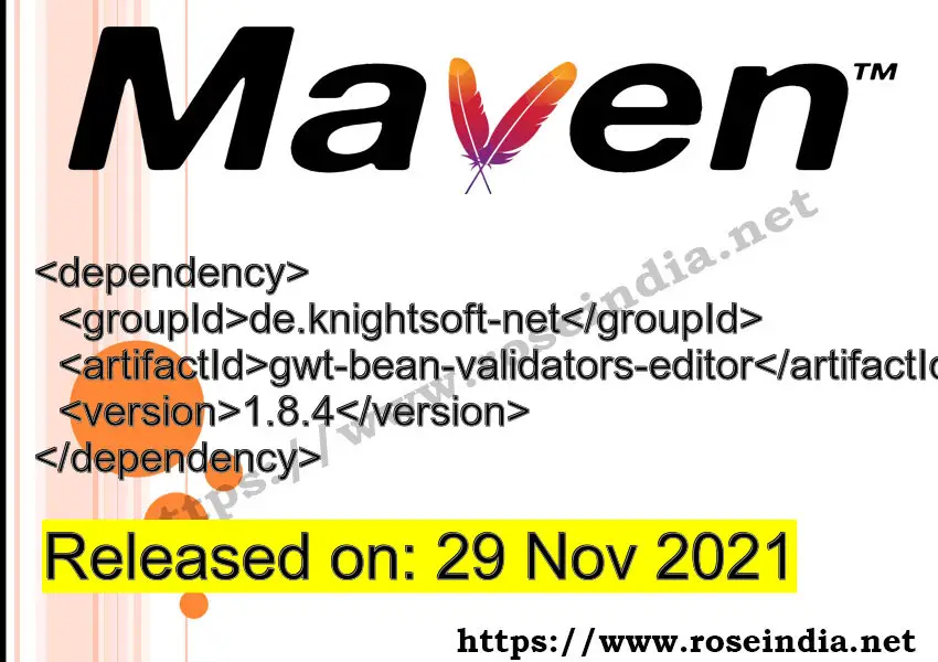 Maven Dependency release