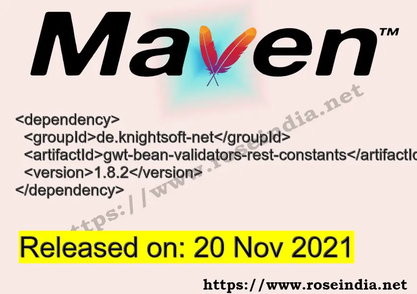 Maven Dependency release