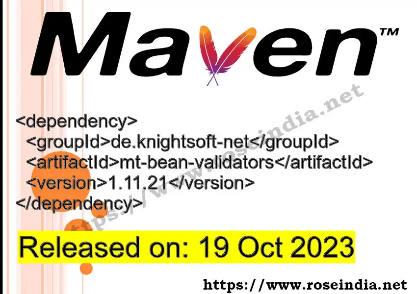 Maven dependency for  GROUP_ID - ARTIFACT_ID version VERSION_ID is released. Learn to use  ARTIFACT_ID version VERSION_ID in Maven based Java projects