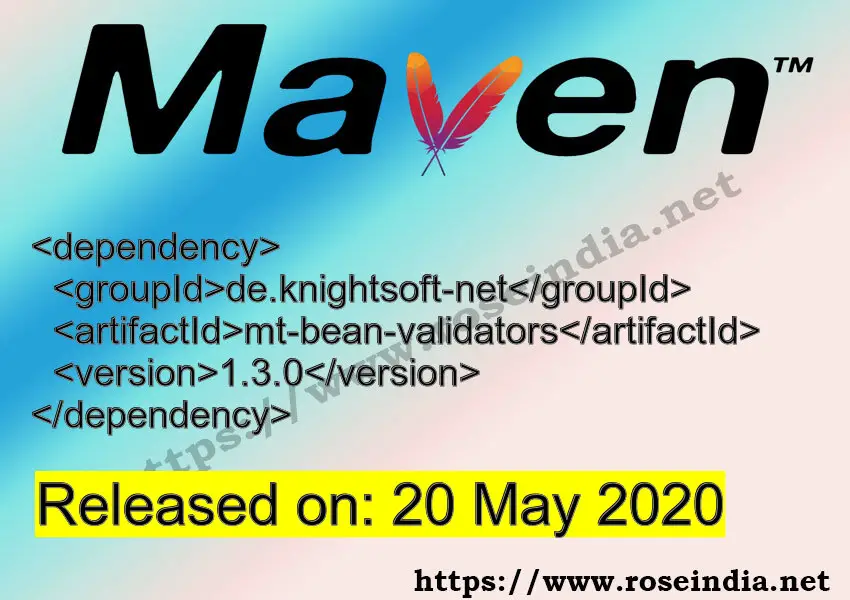 Maven Dependency release