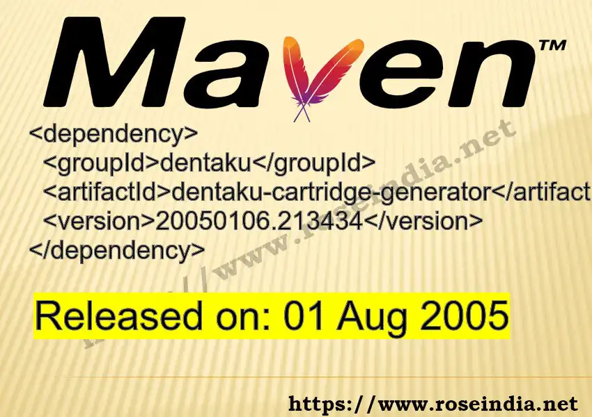 Maven dependency for  GROUP_ID - ARTIFACT_ID version VERSION_ID is released. Learn to use  ARTIFACT_ID version VERSION_ID in Maven based Java projects