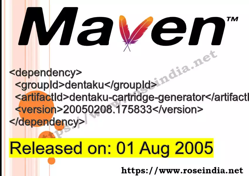 Maven dependency for  GROUP_ID - ARTIFACT_ID version VERSION_ID is released. Learn to use  ARTIFACT_ID version VERSION_ID in Maven based Java projects