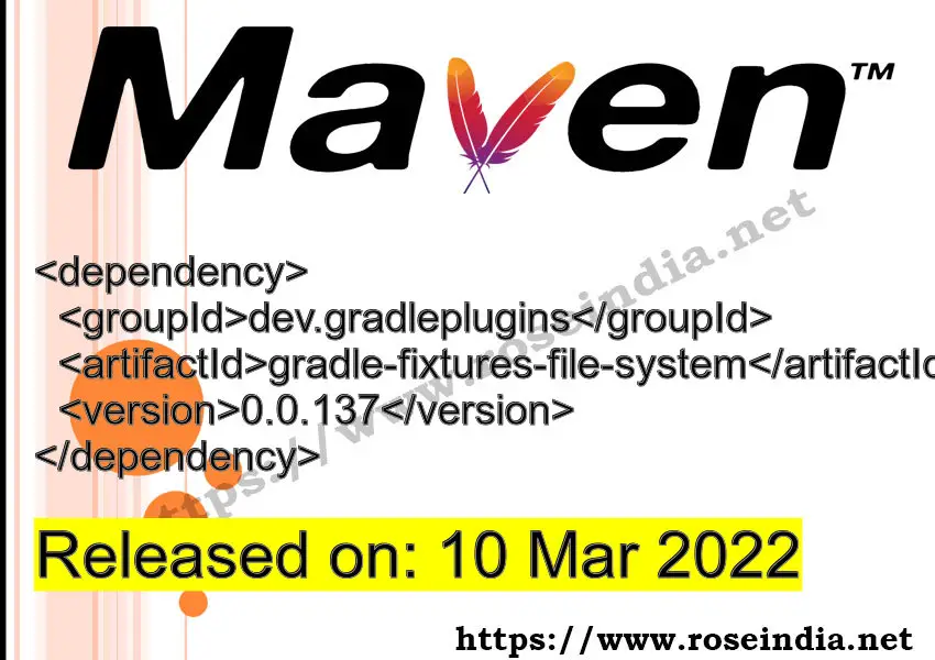 Maven Dependency release