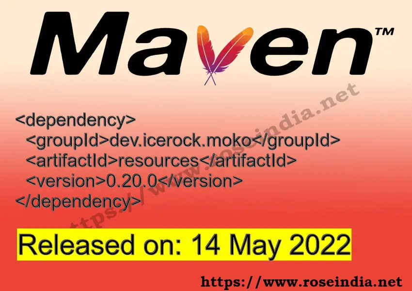 Maven Dependency release