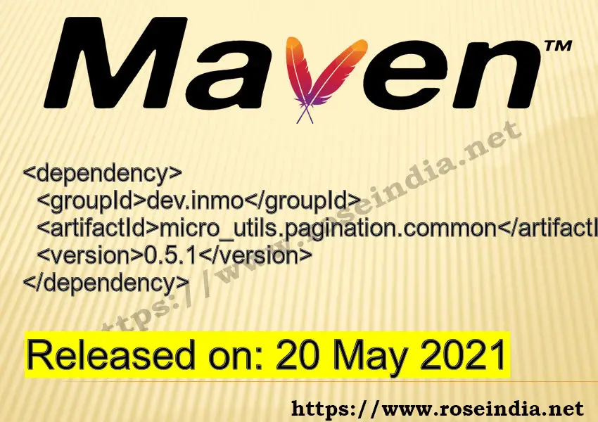 Maven Dependency release