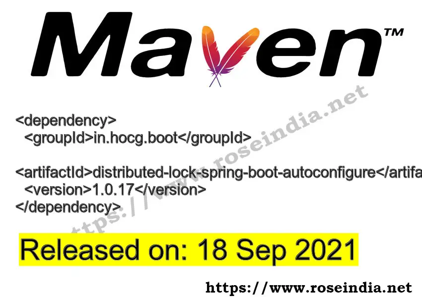 Maven Dependency release