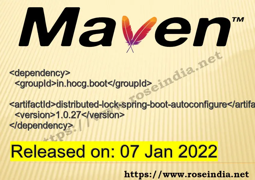 Maven Dependency release