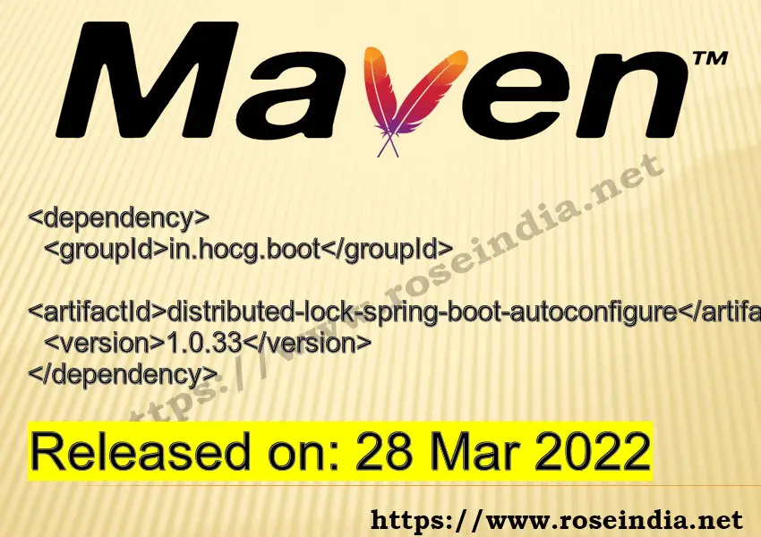 Maven Dependency release