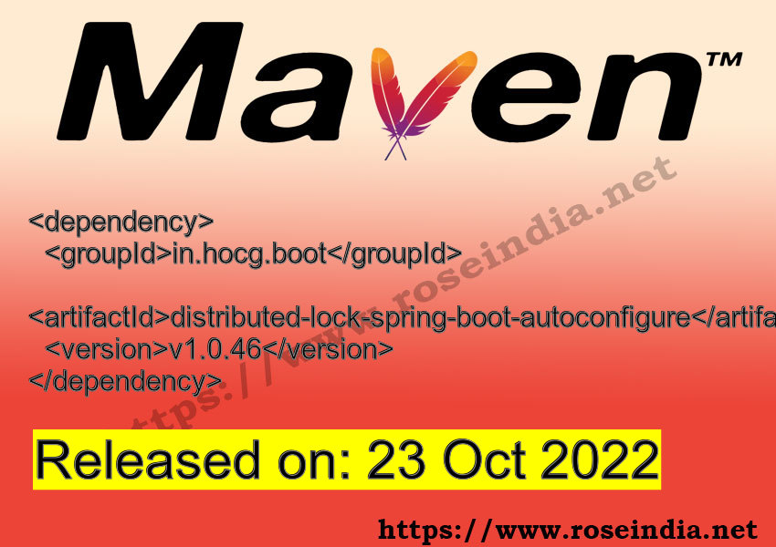 Maven Dependency release