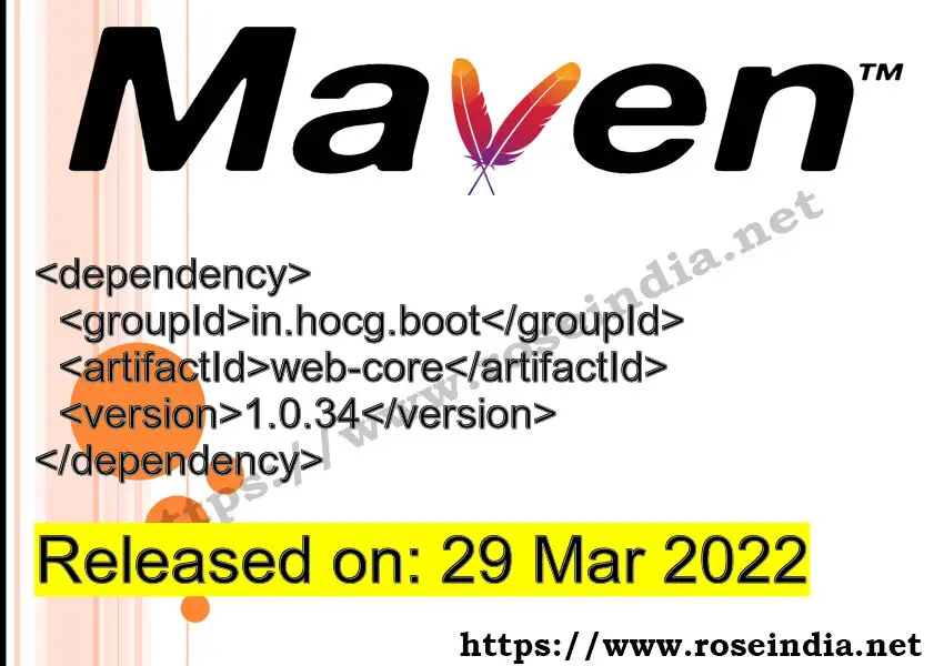 Maven Dependency release