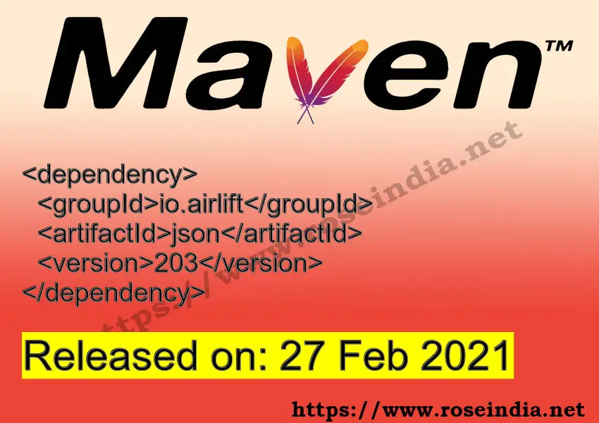 Maven Dependency release