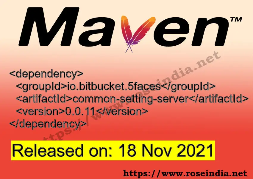 Maven Dependency release