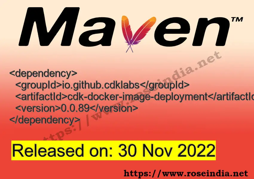 Maven Dependency release