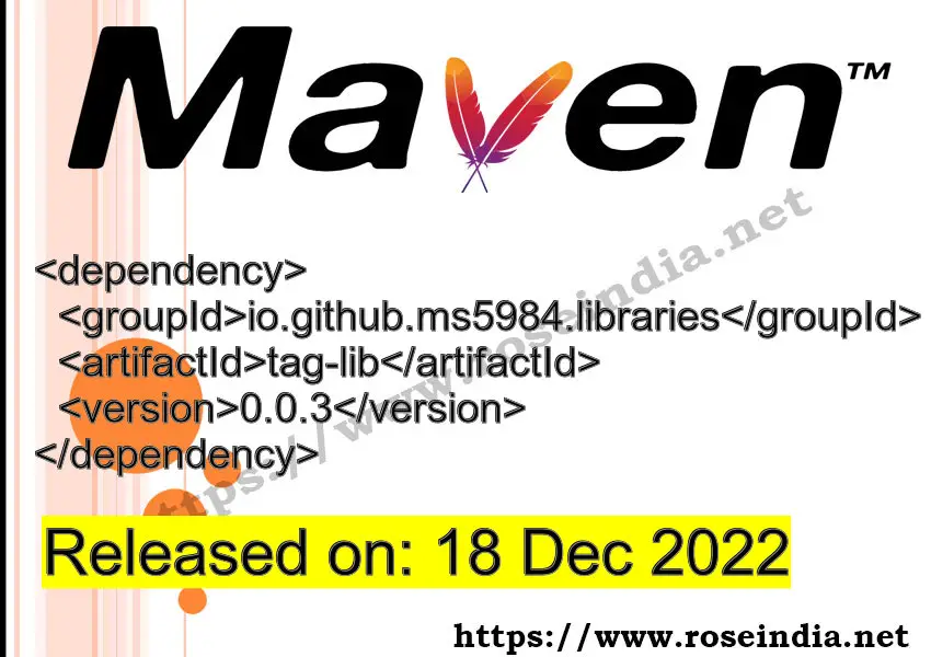 Maven Dependency release