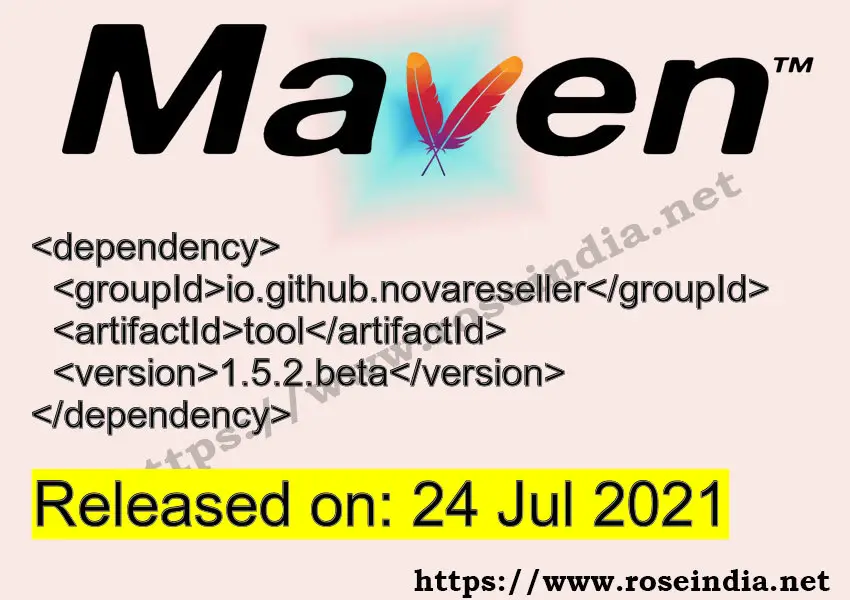 Maven Dependency release