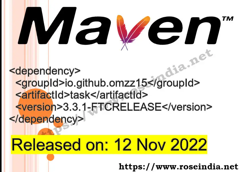 Maven Dependency release