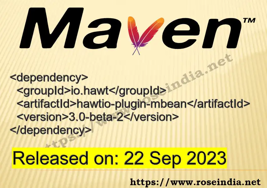 Maven dependency for  GROUP_ID - ARTIFACT_ID version VERSION_ID is released. Learn to use  ARTIFACT_ID version VERSION_ID in Maven based Java projects