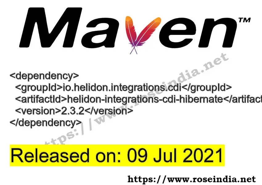 Maven Dependency release