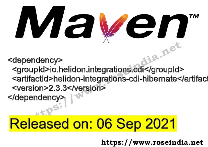 Maven Dependency release