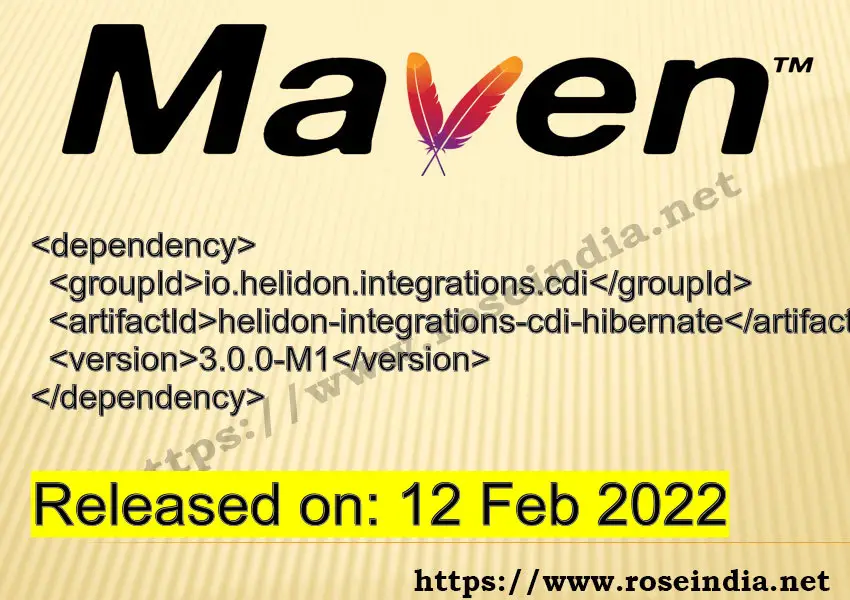 Maven Dependency release