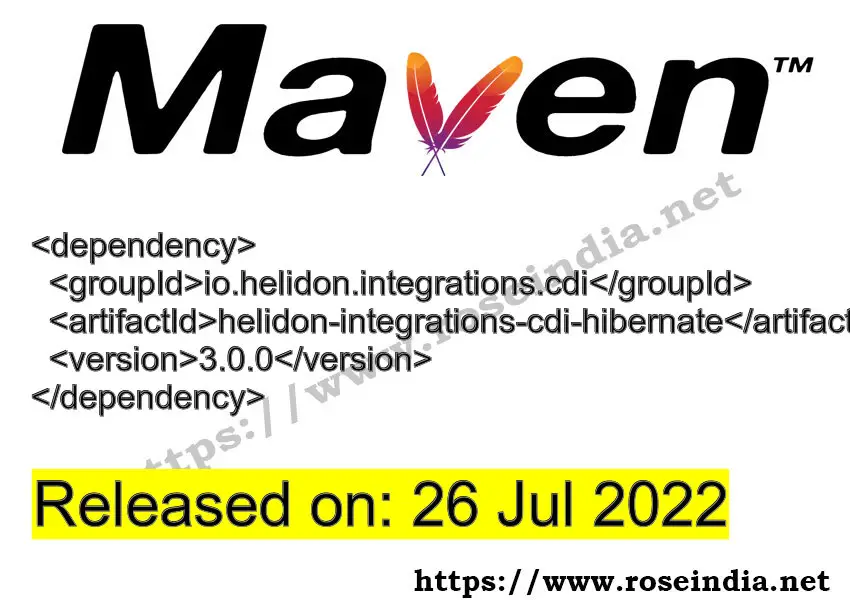 Maven Dependency release