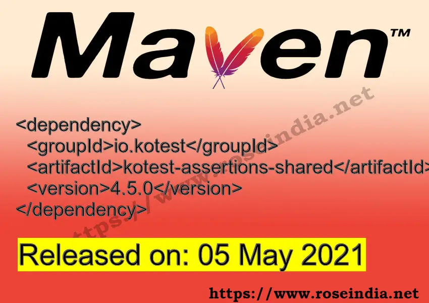 Maven Dependency release