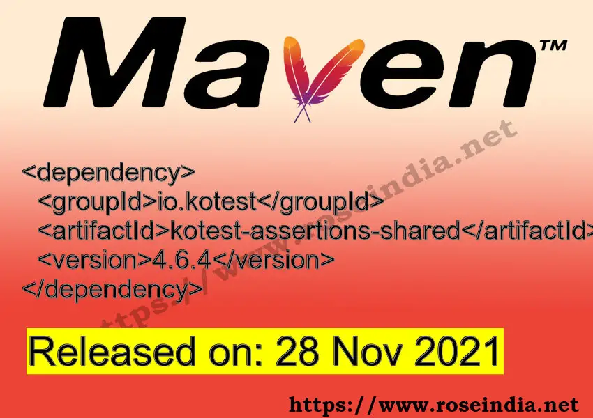 Maven Dependency release