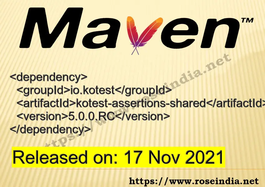 Maven Dependency release