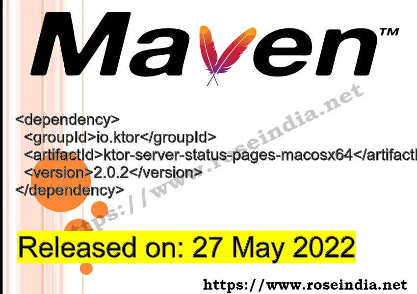 Maven Dependency release