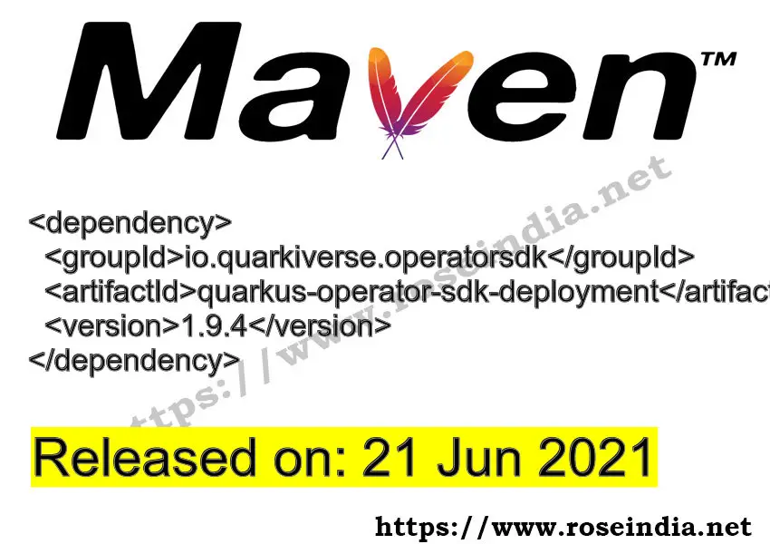 Maven Dependency release