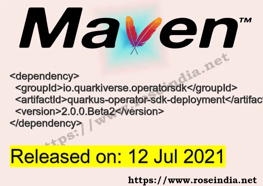 Maven Dependency release