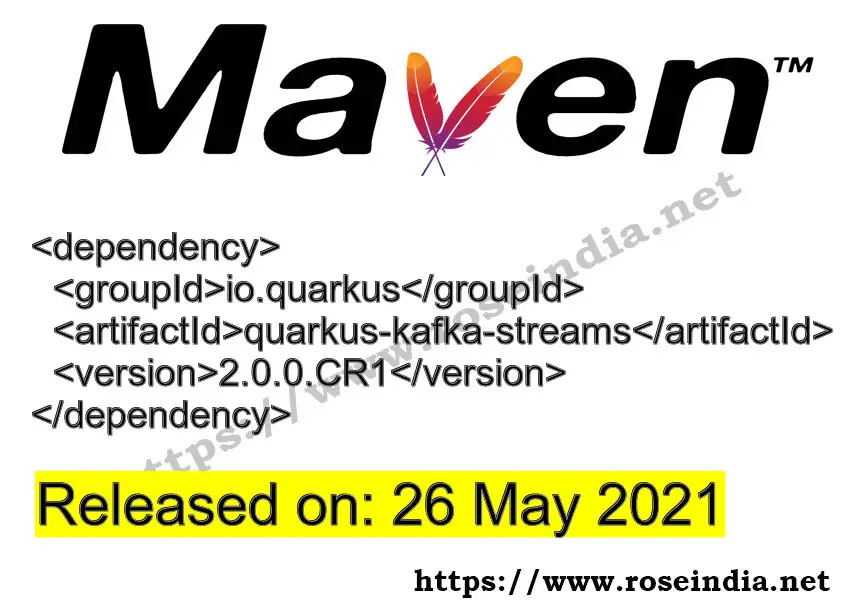 Maven Dependency release