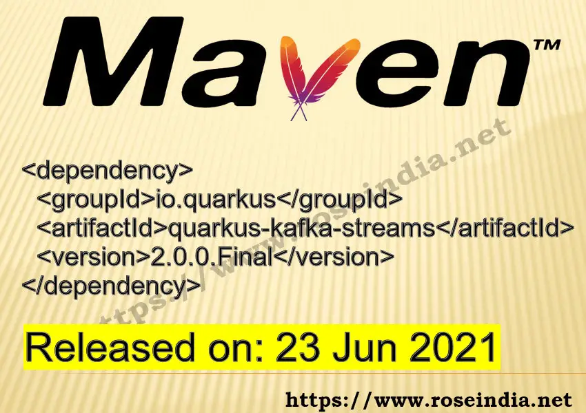 Maven Dependency release