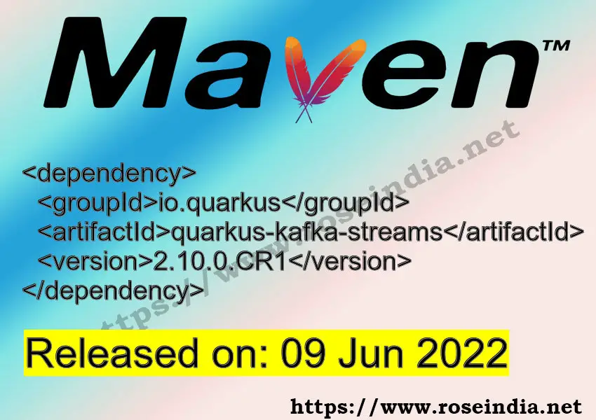 Maven Dependency release