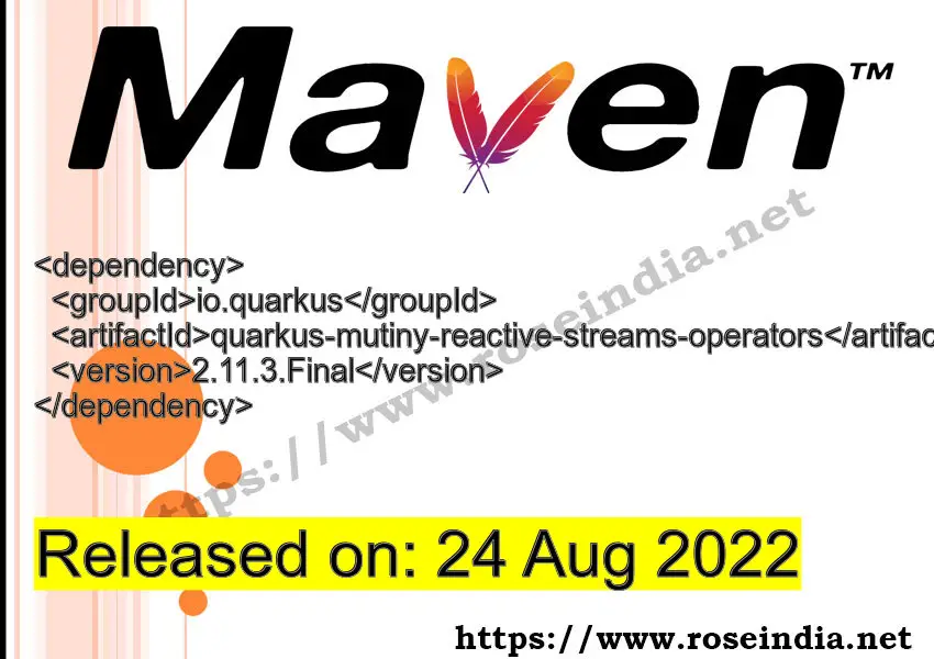 Maven Dependency release