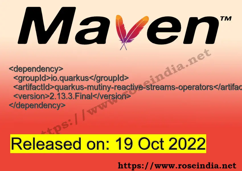 Maven Dependency release